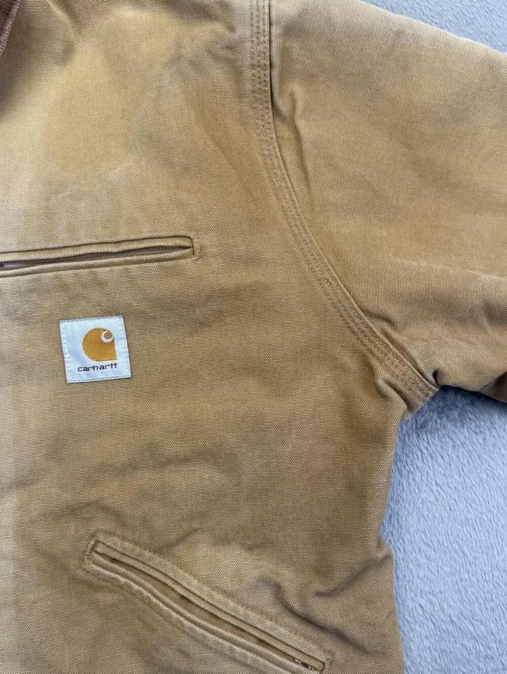 Vintage Carhartt J01 BRN Detroit Jacket